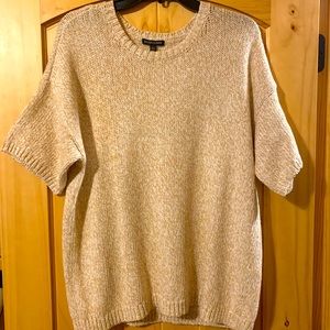 Eileen Fisher short sleeve L sweater
